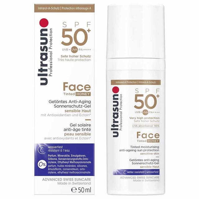 Ultrasun - Face Tinted SPF 50+ - Honey - 50 ml