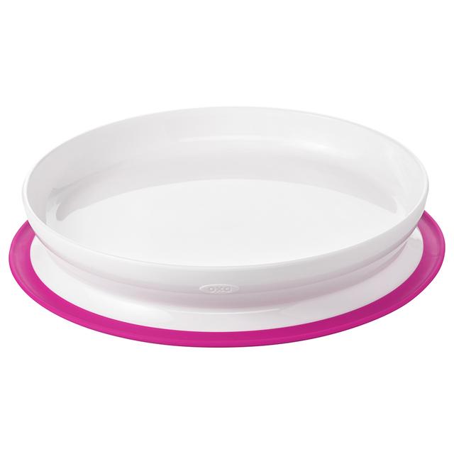 Oxo Tot - Stick & Stay Suction Plate - Pink