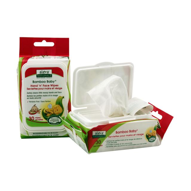 Aleva Naturals - Hand & Face Wipes 30's