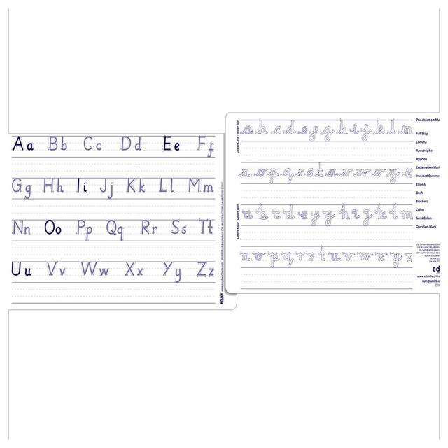 Eduk8 Worldwide - Dry Erase Handwriting Boards A4 Pack of 30