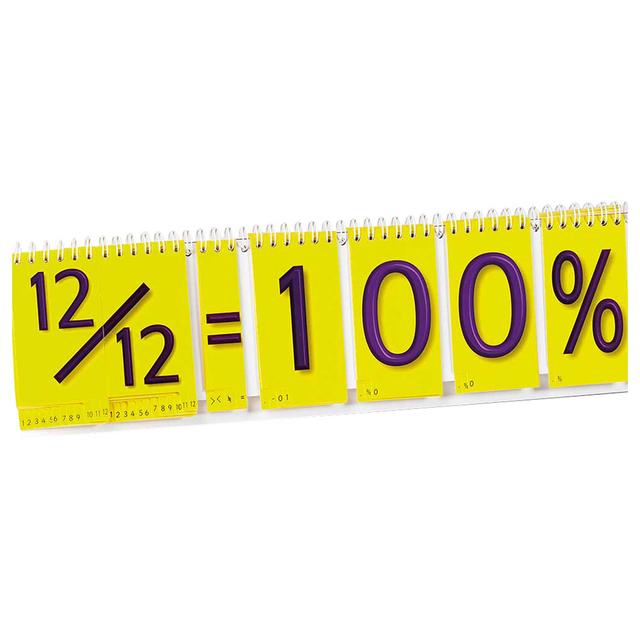 Eduk8 Worldwide - Fraction Decimals Percentage Flip Book