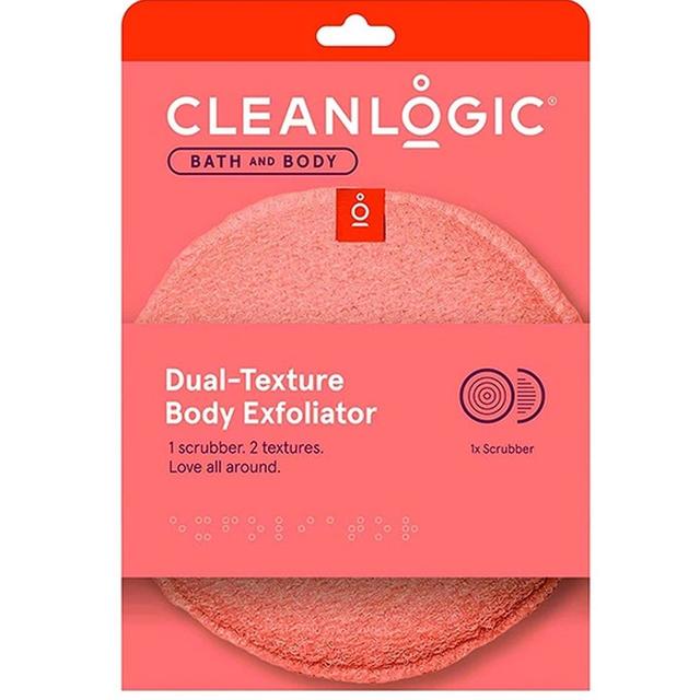 Cleanlogic - Bath & Body Dual-Texture Body Exfoliator CL-102-4 - Color May Vary