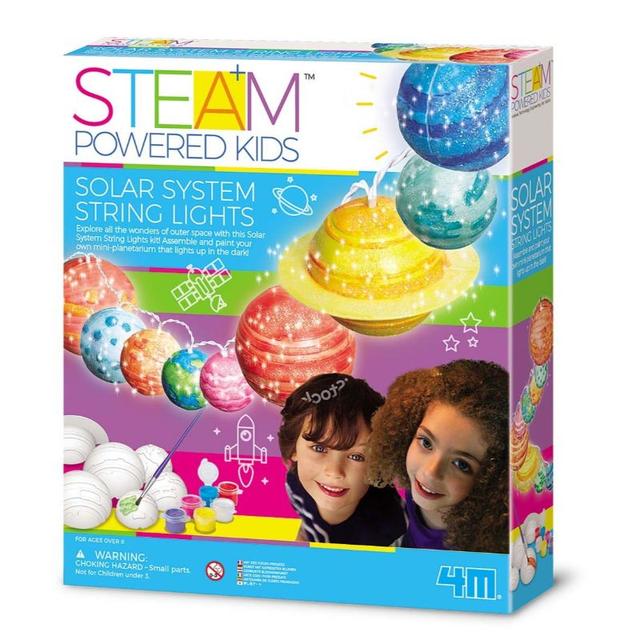 4M Girl STEAM Solar System String Lights