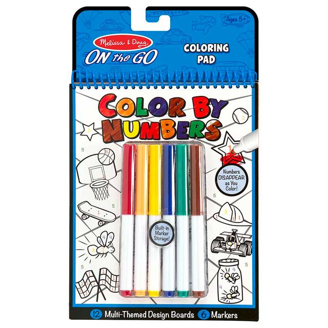 Melissa & Doug - Color By Numbers - Blue