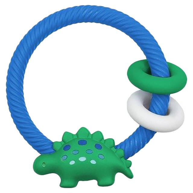 Itzy Ritzy - Ritzy Rattle Silicone Teether - Dino