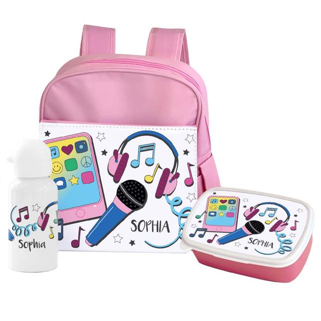 Essmak - Personalized Backpack - Game On Girl - 12-Inch