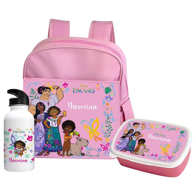 Essmak - Disney Encanto 1 Backpack Set 3pcs - Pink - 12-Inch