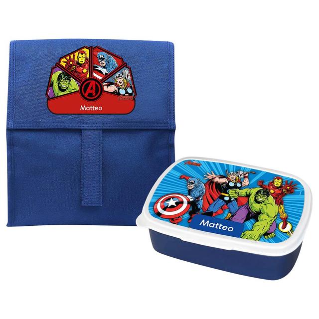 Essmak - Marvel Avengers 2 Foldable Lunch Set - Blue