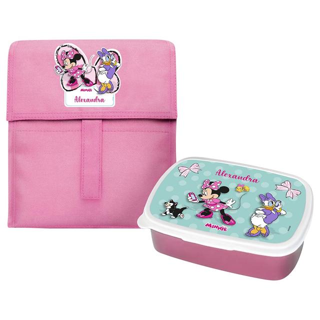 Essmak - Disney Minnie 1 Foldable Lunch Set - Pink