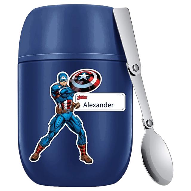 Essmak - Marvel Avengers Food Thermos - Blue