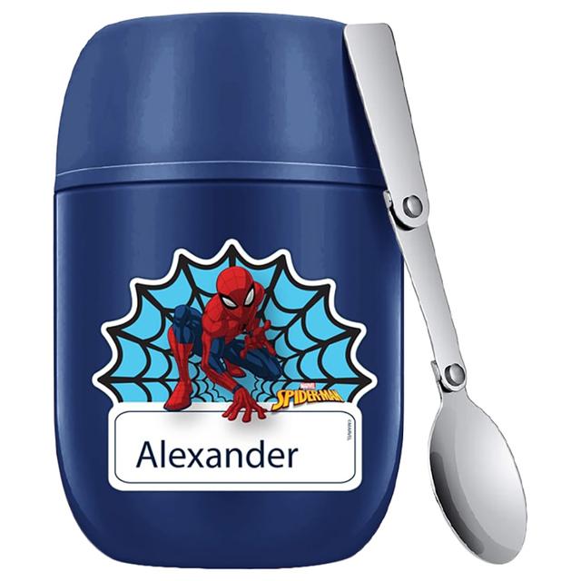 Essmak - Marvel Spiderman Food Thermos - Blue