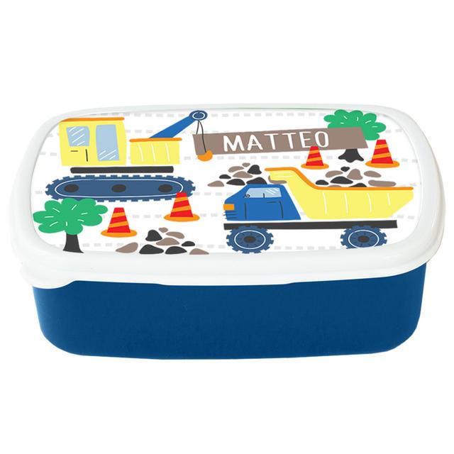 Essmak - Personalized Lunch Box - Construction Crazy