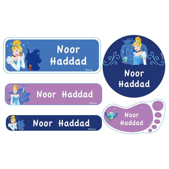 Essmak - Disney Cinderella School Labels - 12pcs