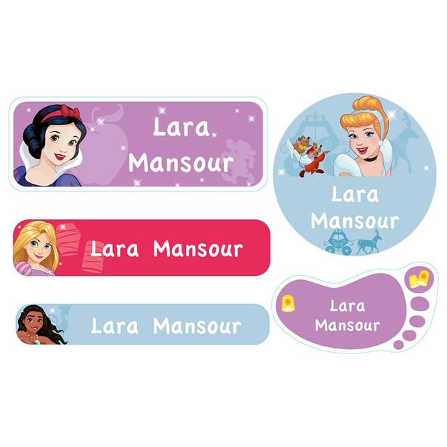 Essmak - Disney Princess 1 School Labels - 5pcs