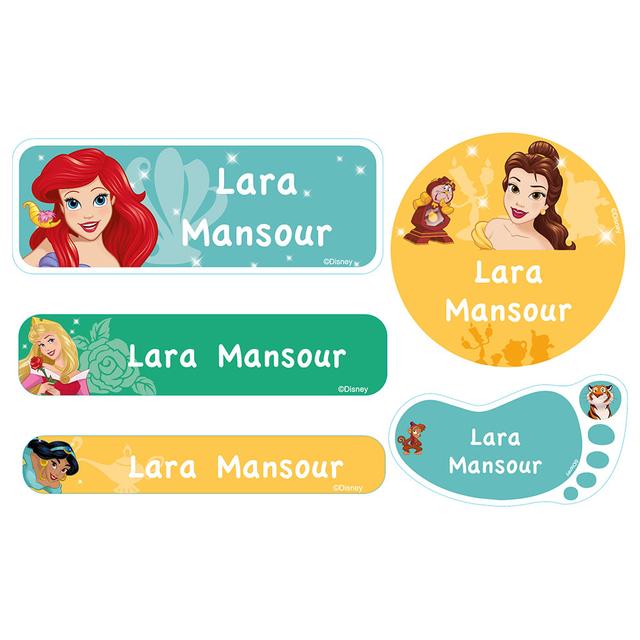 Essmak - Disney Princess 2 School Labels - 5pcs