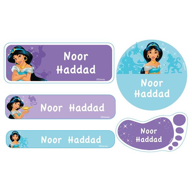 Essmak - Disney Jasmine School Labels - 12pcs