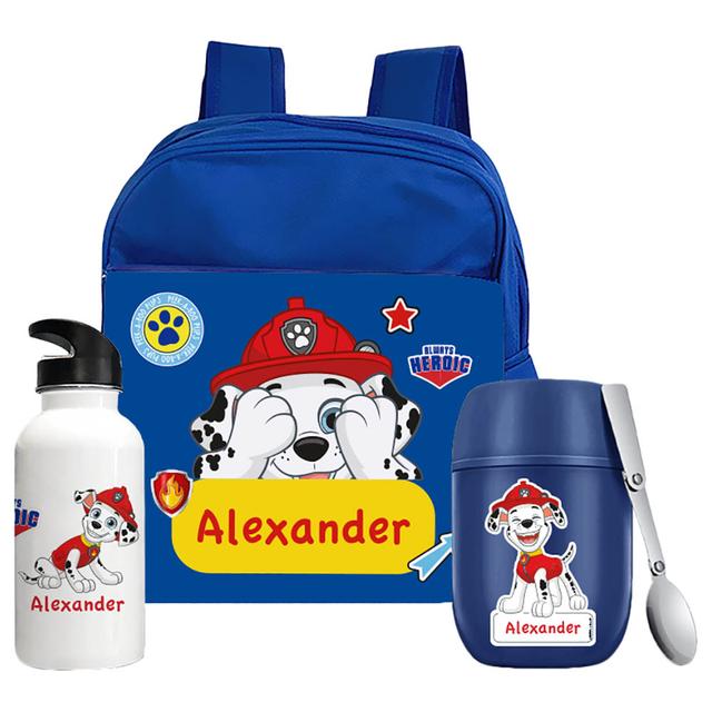 Essmak - Paw Patrol Marshall 3pc-Set Thermos Pack - 12-Inch