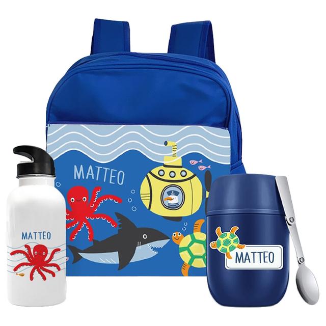 Essmak - 3pc Set Under The Sea Thermos Pack 400ml - 12-Inch