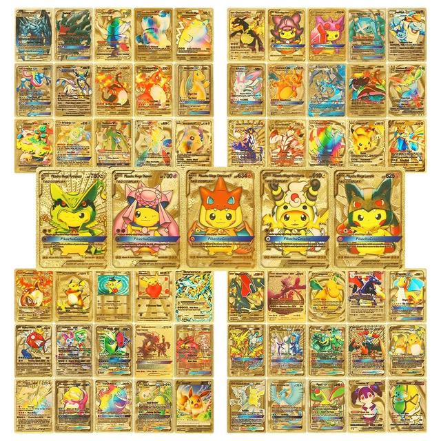 Pokemon - Golden Trading Cards Gold Foil Set - 110 cards 