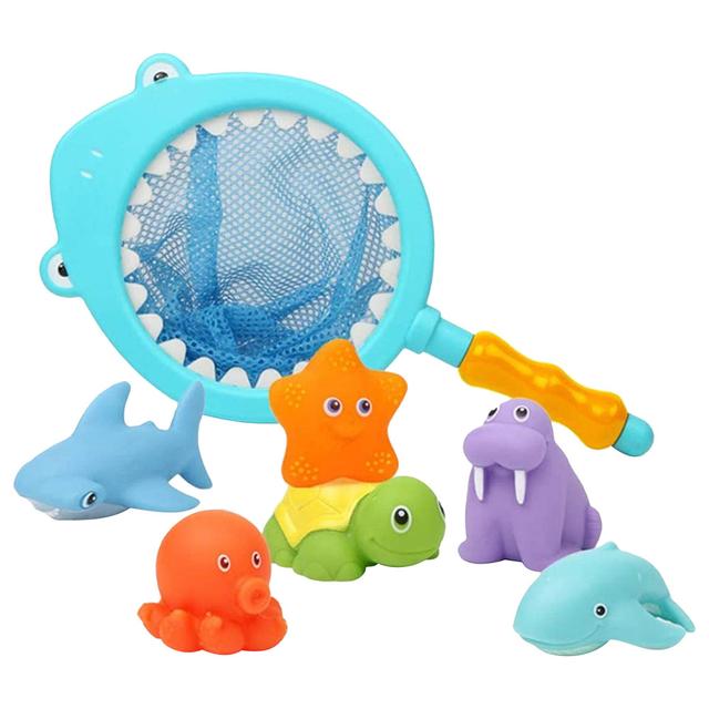 Essen - Baby Bath Pool Toys Set W/ Spray & Sounds 7Pcs-Set