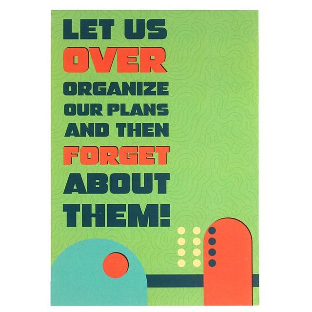 Everythink - Let Us Over Organize Our Plans Study A5 Planner