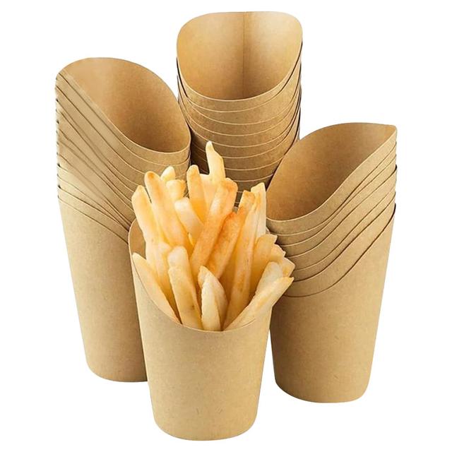 Ecoway - French Fry Holder Paper Bags - 50pcs