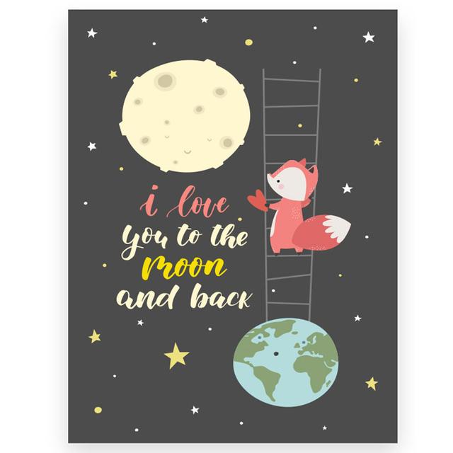 Tiny toes - The Gift Shop - To the Moon and Back Canvas (Exclusive)