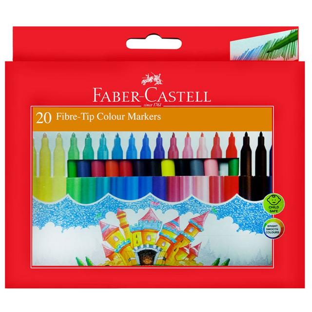 Faber-Castell - Fibre Tip Sketch Pen 20 Color