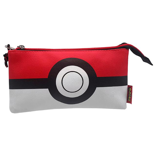 Pokemon - Pokeball Triple Pencil Case