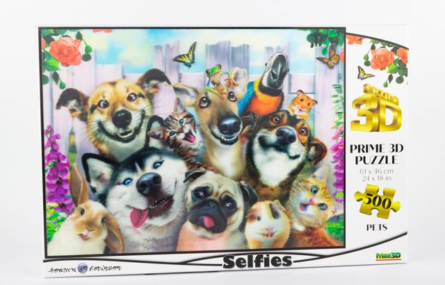 Prime3D - Pet Selfie 3D Puzzle - 500 Pcs