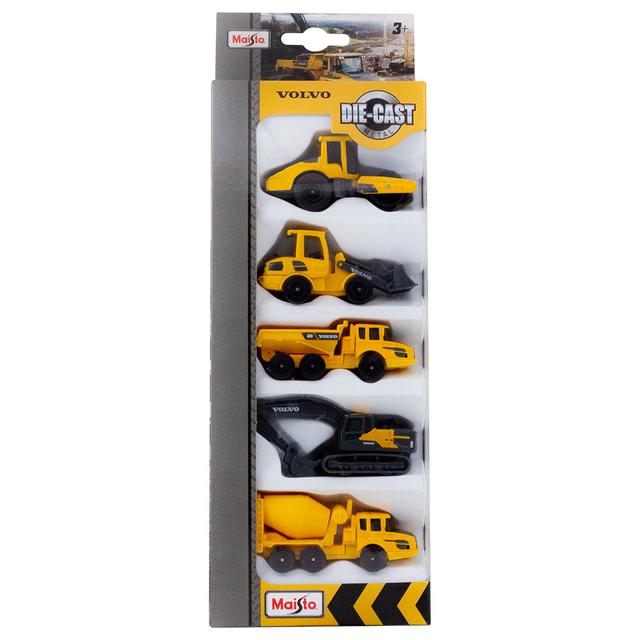 Maisto - Volvo Construction Vehicles - Pack of 5