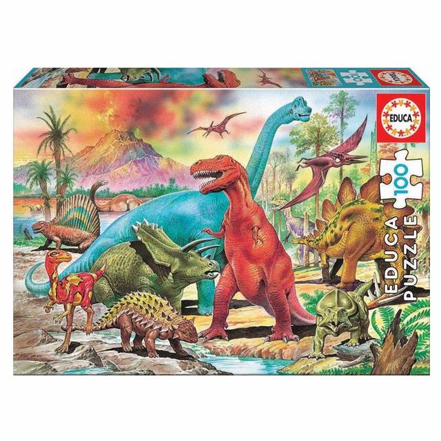 Educa - 100 Dinosaurs Puzzle