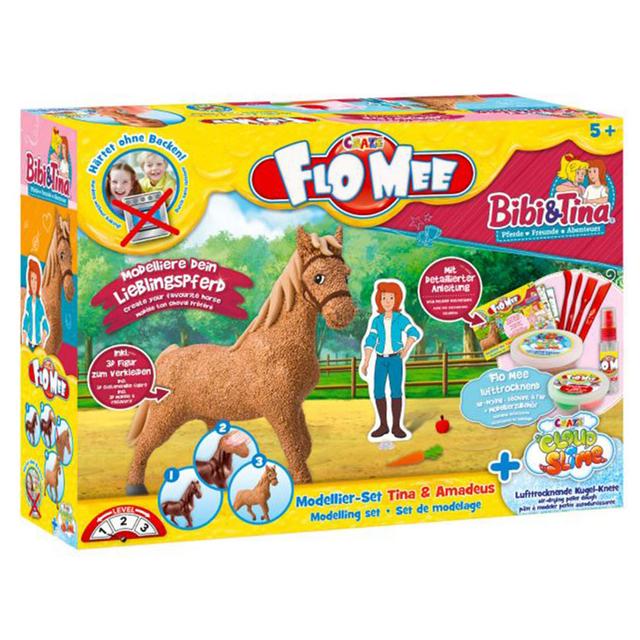 Craze Flo Mee Meets Cloud Slime Horse-Set Tina & Amadeus