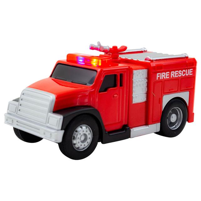 Maisto - Rescue Fire Truck With Lights - Red