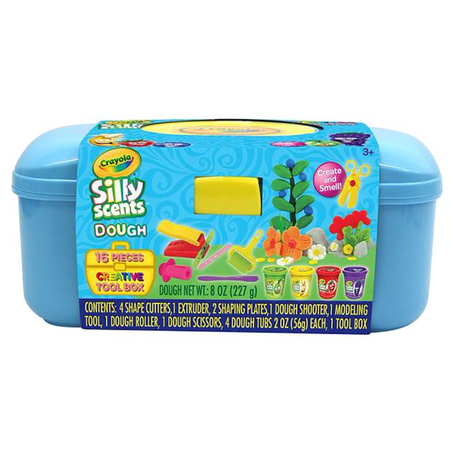 Crayola - Silly Scents Dough Tool Box - 16pcs - Color May Vary