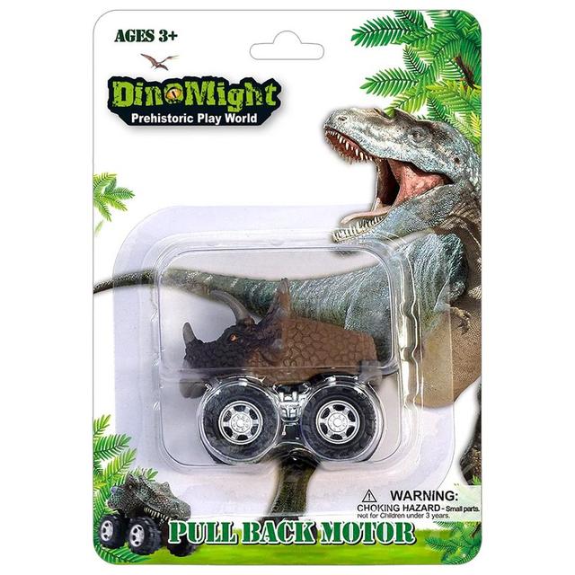 DinoMight - Dinosaur Pull Back Car - Assorted