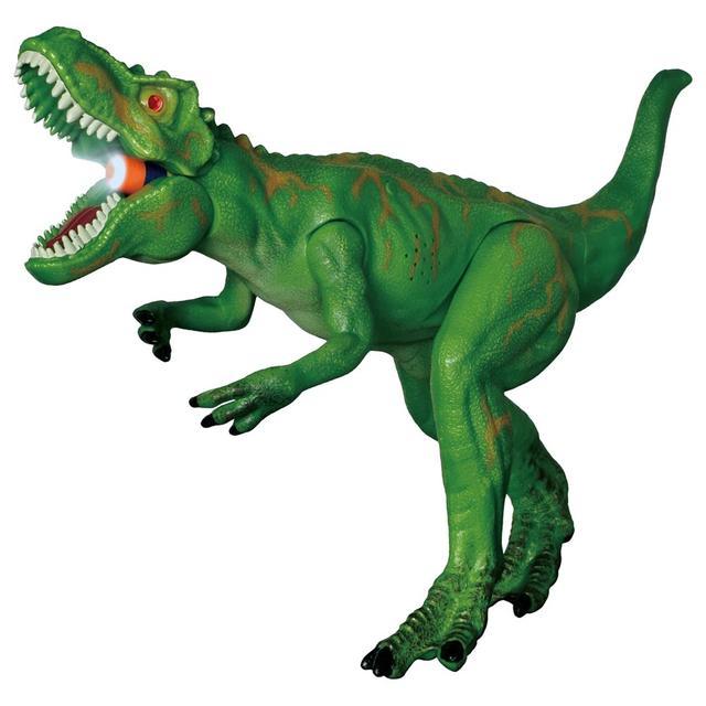 DinoMight - Dinosaur Soft Foam Dart Blaster - Green 