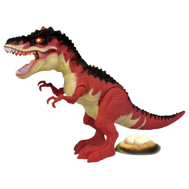 DinoMight - Vapor Breathing Dinosaur with laying eggs - Red 