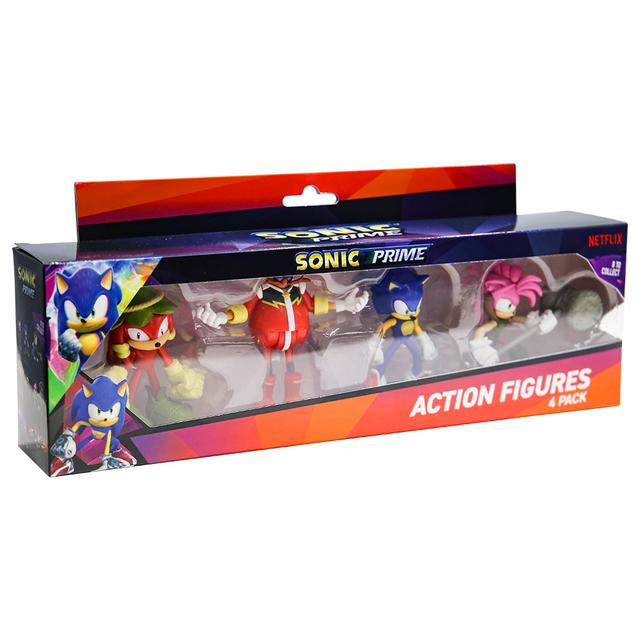 Sonic - Articulated Action Figures In Window Box - 4pcs