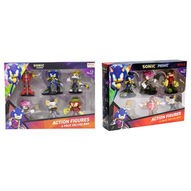 Sonic - Articulated Action Figures Deluxe Box - 6pcs