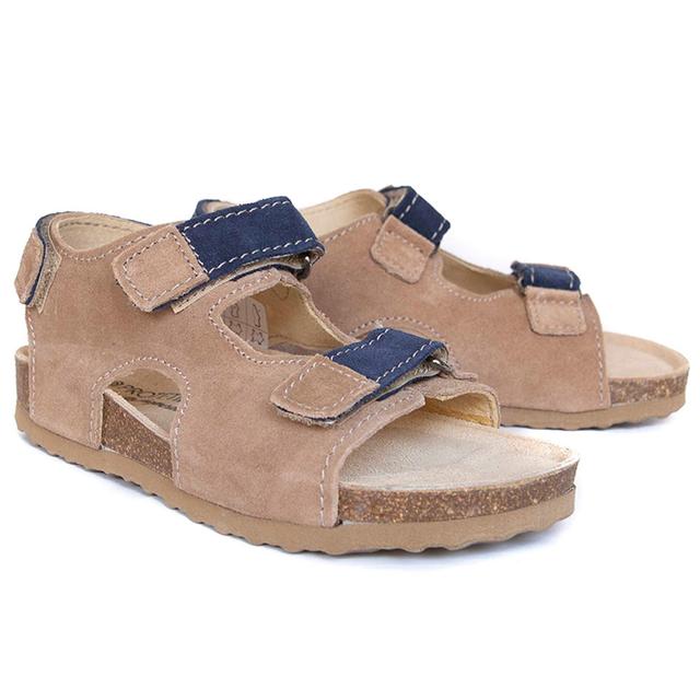 Protetika - Orthopedic Leather Sandals - Beige Navy