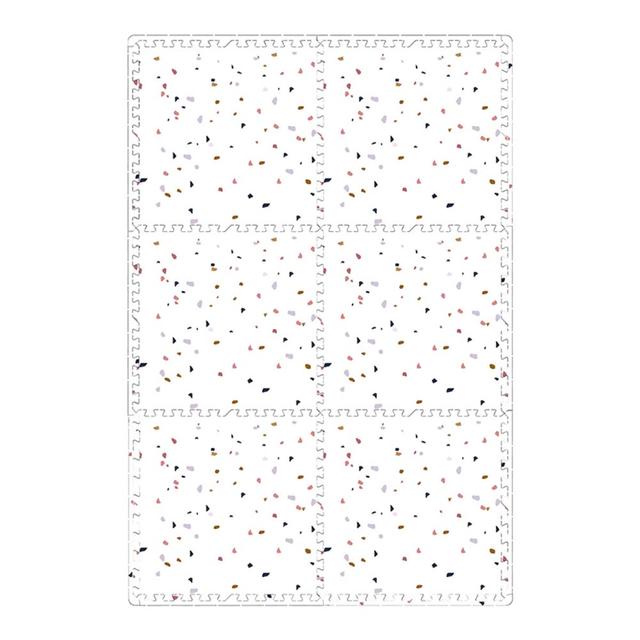 Bumble & Bird - Babysafe Play Mat - Terrazzo - Ivory White - 6pcs