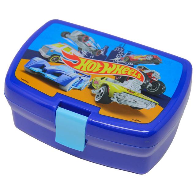 Hot Wheels Lunch Box With Tray - Blue