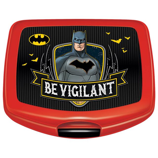 Warner Bros - DC Batman Lunch Box - Red