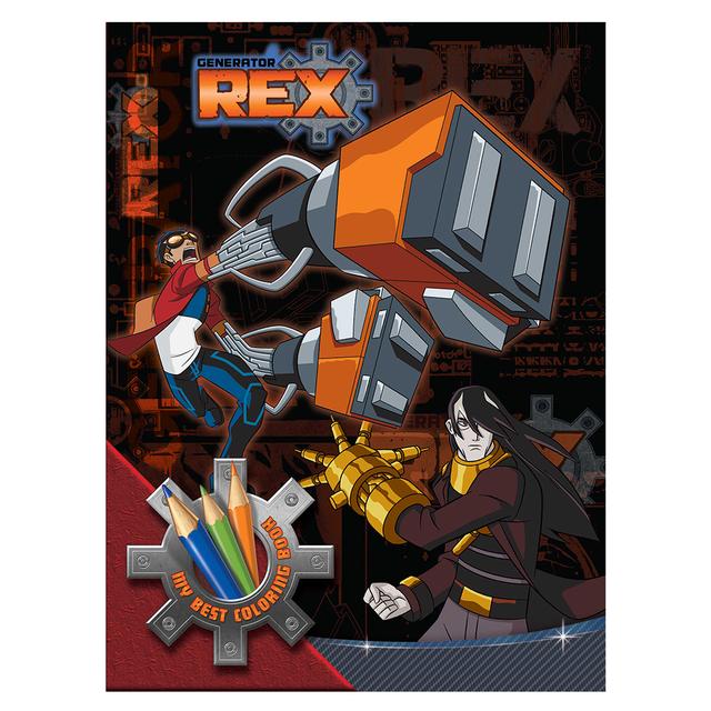 1st Kid - Generator Rex Coloring Book A4 Mod37