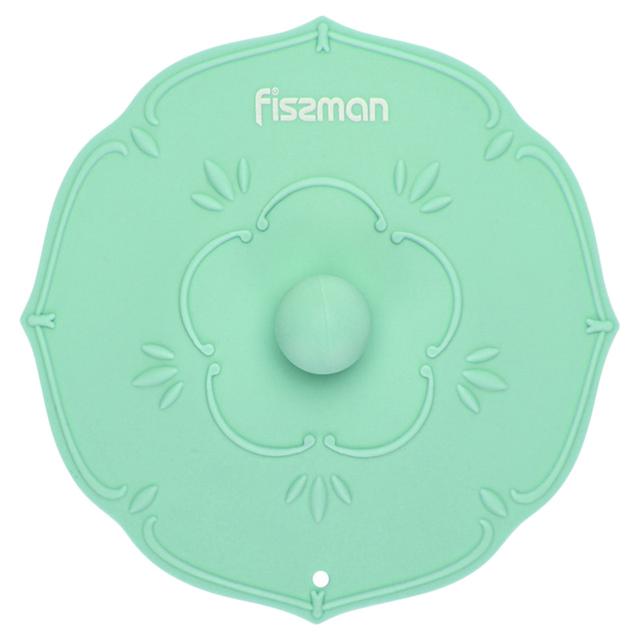 Fissman - Flower Design Cup Lid - 11cm - Sea Green