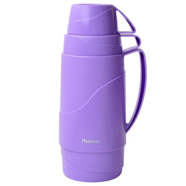 Fissman - Vacuum Bottle w/ Glass Liner - 1000ml - Purple