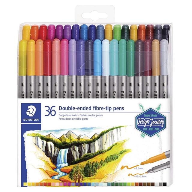 Staedtler - Journey Design Felt-Tip Pen - Pack of 36