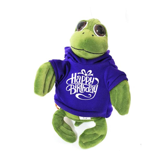 Fay Lawson - Turtle Plush With Birthday Hoodie 20cm - Blue