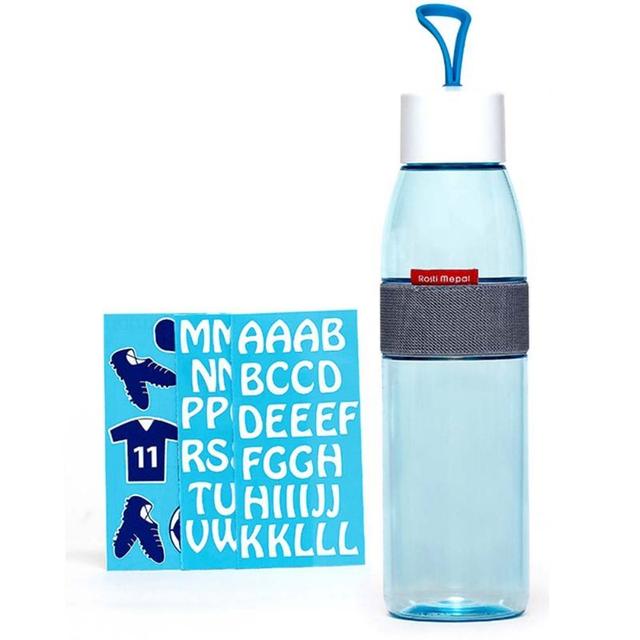 Forget Me Not Water Bottle Ellipse 500ml - Aqua Soccer